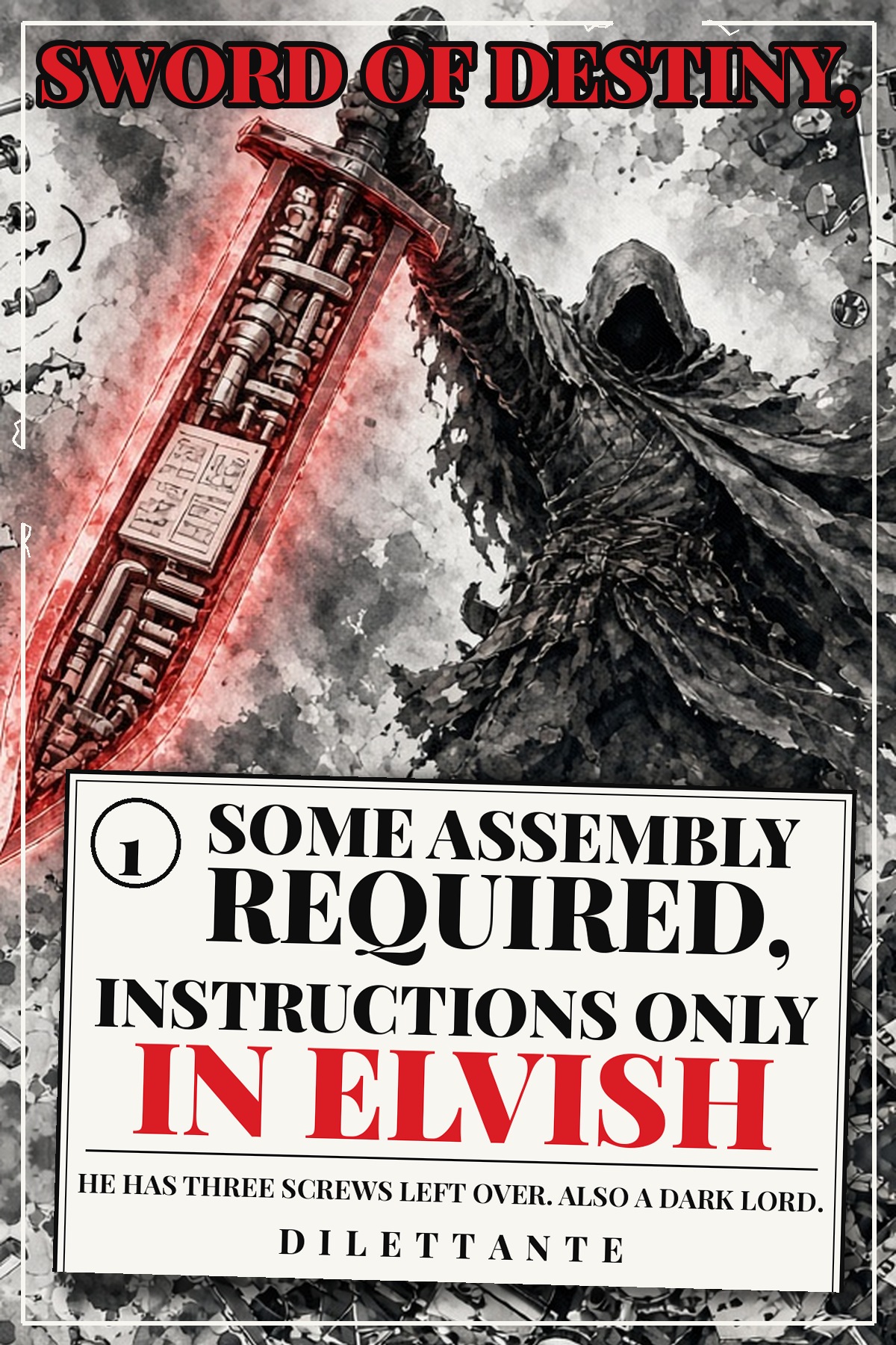 Cover for Sword of Destiny, Some Assembly Required, Instructions Only in Elvish